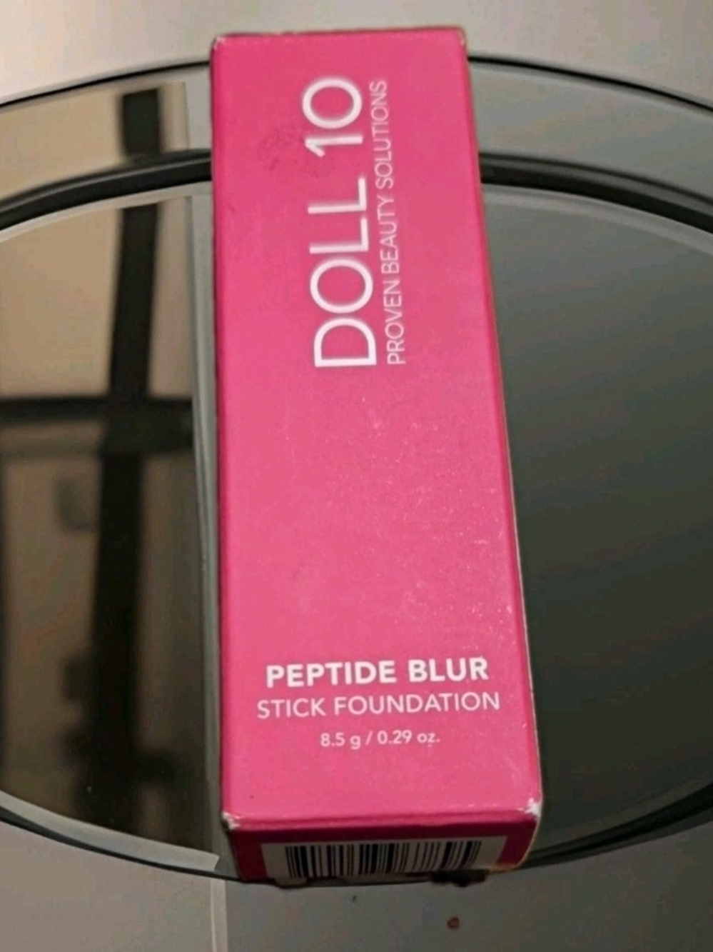 NEW~ Doll 10 Peptide BLUR Stick Foundation MEDIUM Smooth Pores Fine Lines